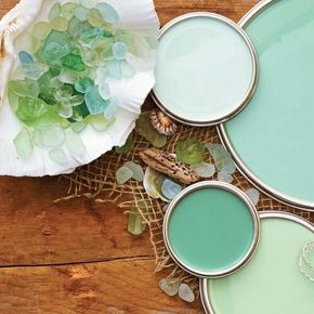 Pinspired by the Sea: Beach Glass Colors